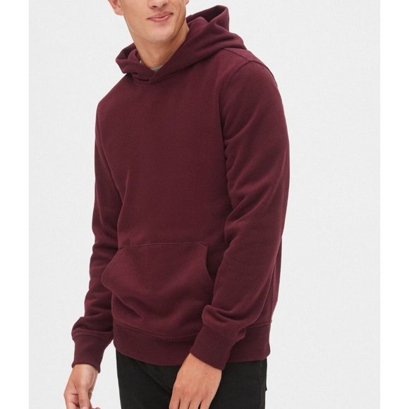 Gap Vintage Soft Hoodie Burgundy Pinot Noir Sz. L - Picture 7 of 7